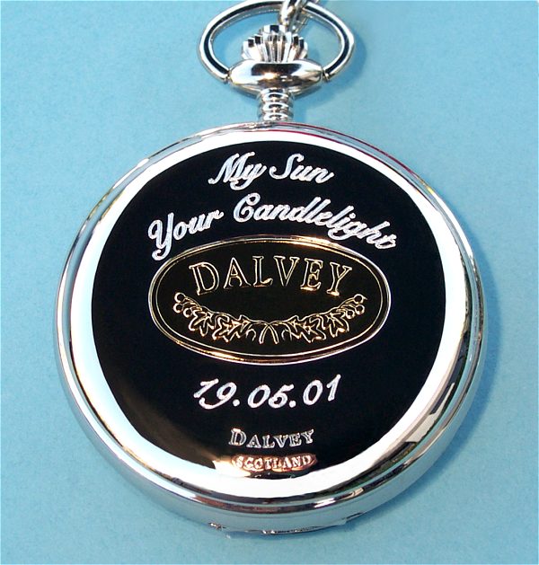 Custom Engraved Dalvey Pocket Watch