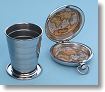 Dalvey Explorer 2oz Stainless Steel Collapsible Pocket Drinking Cup